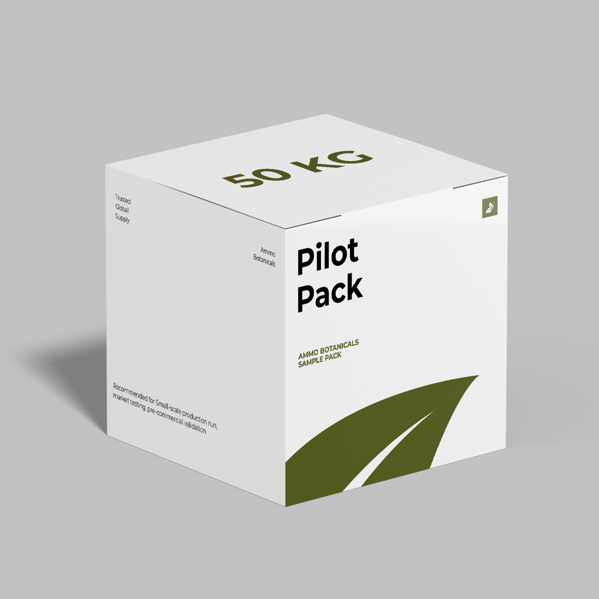 50KG kratom pilot pack for small-scale production and market testing